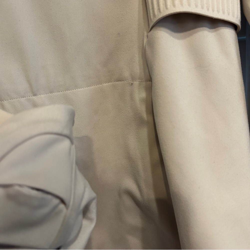 Fabletics Trinity Performance Jacket Cream Size L… - image 3